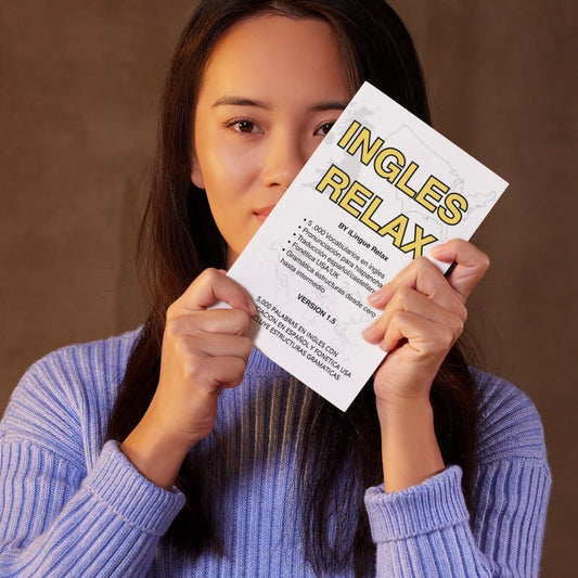 Ingles Relax - LIBRO FISICO 5,000 Palabras en ingles con pronunciación español y fonética USA e estructuras gramáticas en nivel desde cero hasta intermedio DIGITAL GRATIS