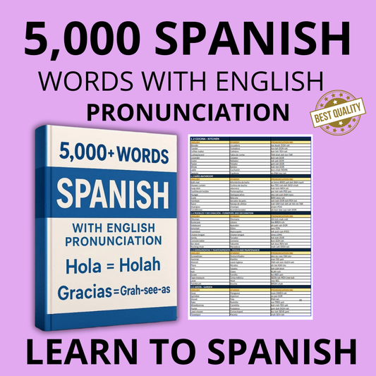 Spanish Relax - 5,000 Words Digital eBook