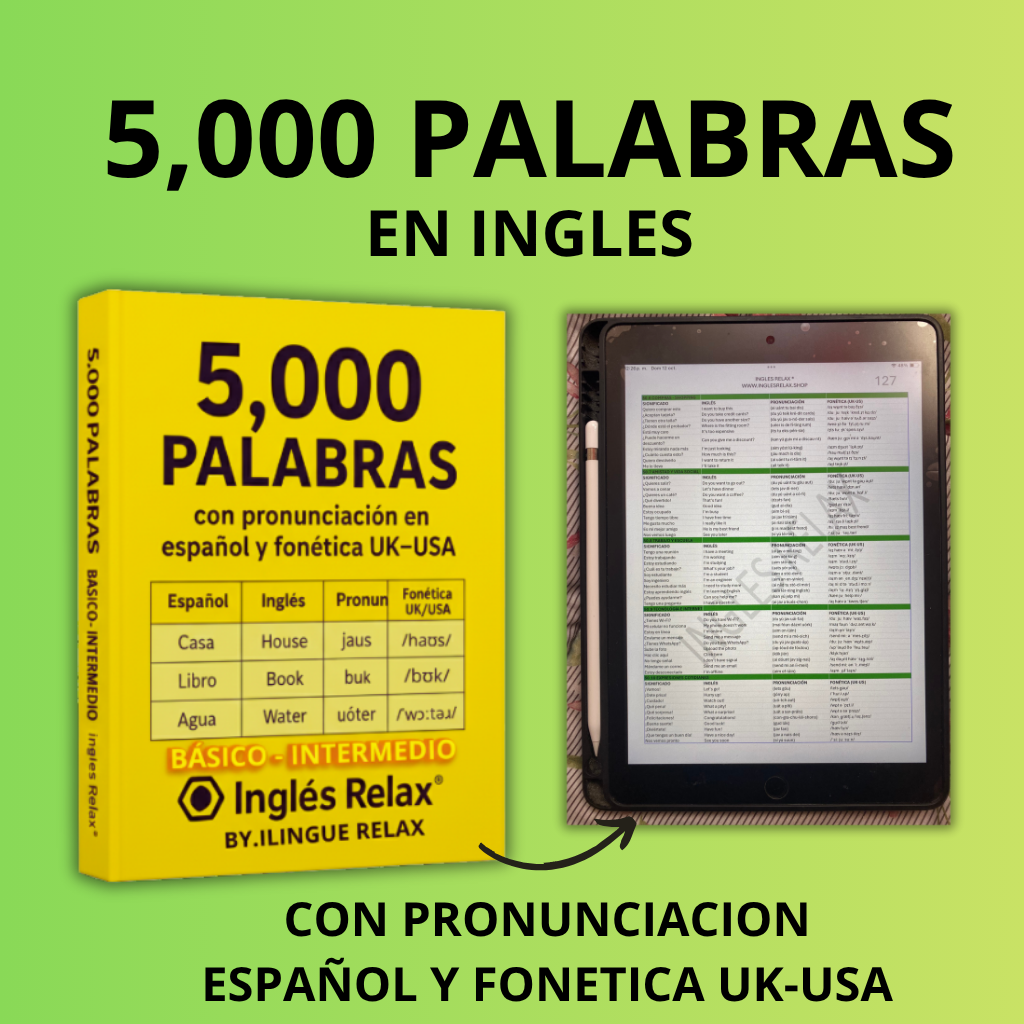 ingles relax®diccionario alfabetico de 5 000 palabras