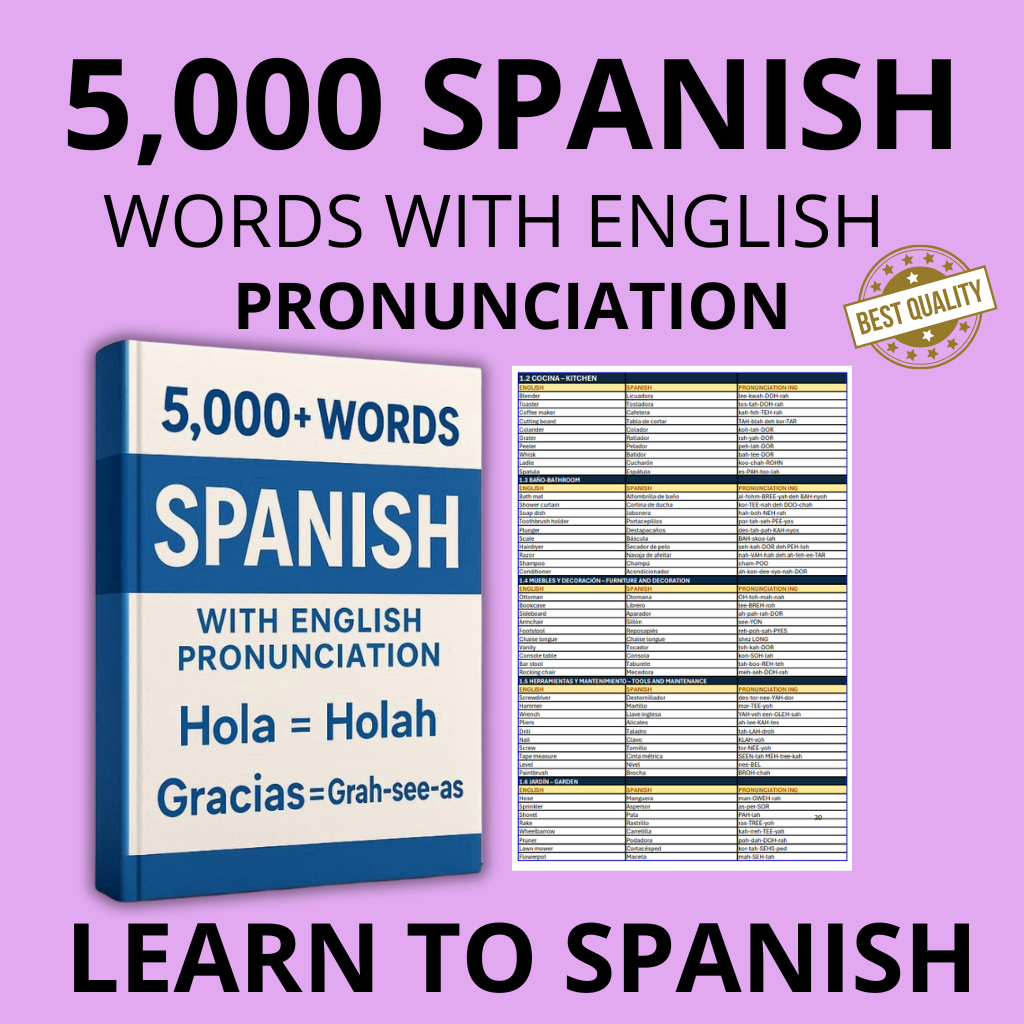 spanish relax v1 2 5 000 spanish words with english pronunciation copy